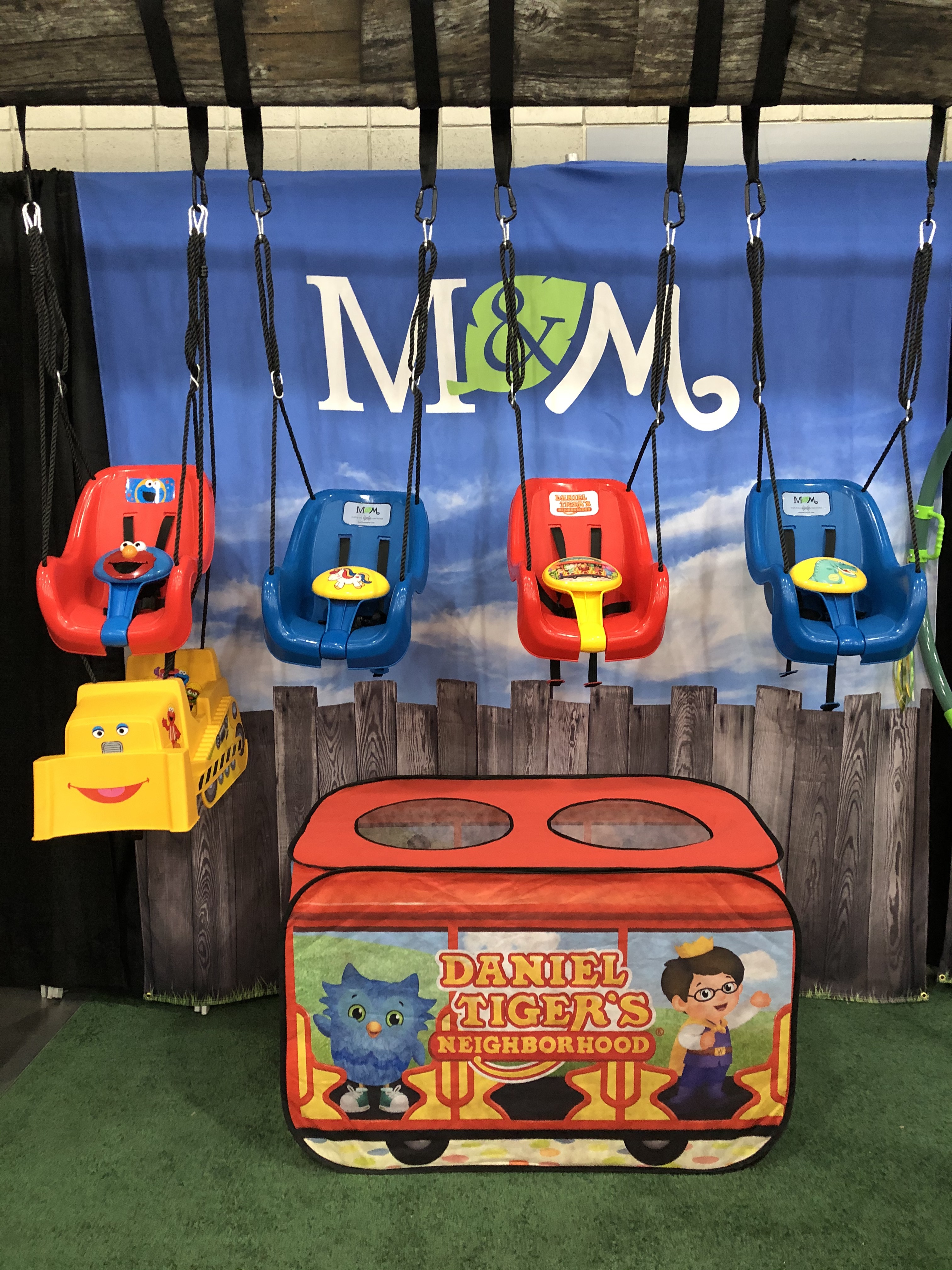 M&amp;M licensed toddler swings